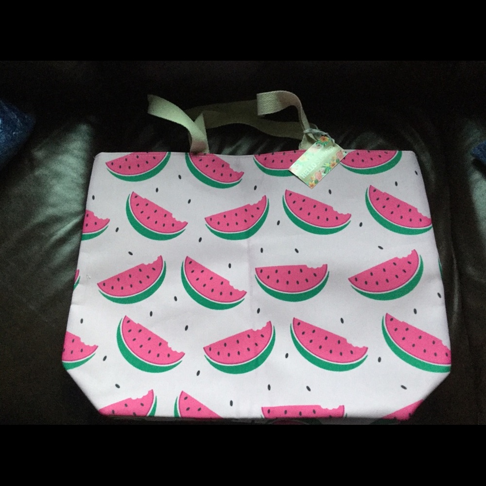 Watermelon designed beach tote 🏖 🍉